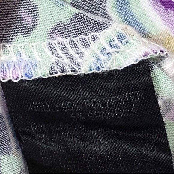 Tahari ASL Colorful Geo Print Stretch Sleeveless Tank Blouse 12 - Picture 11 of 14